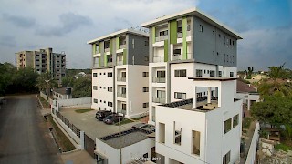 The Niiyo, Dzorwulu | Angled front view | Devtraco Plus Apartments For Sale and Rent | Accra, Ghana